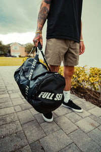 FULL SEND BLACK DUFFLE BAG